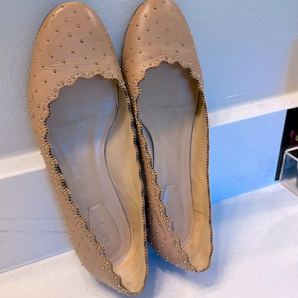 Chloé Leather Ballet Flats - Picture 7 of 14